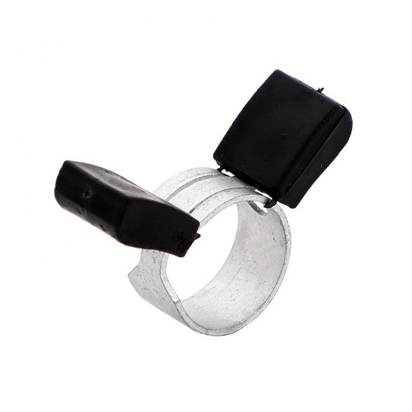 Spring hose calmp with handle