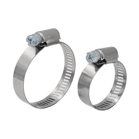 W2 stainless steel 12.7mm American type hose clamp
