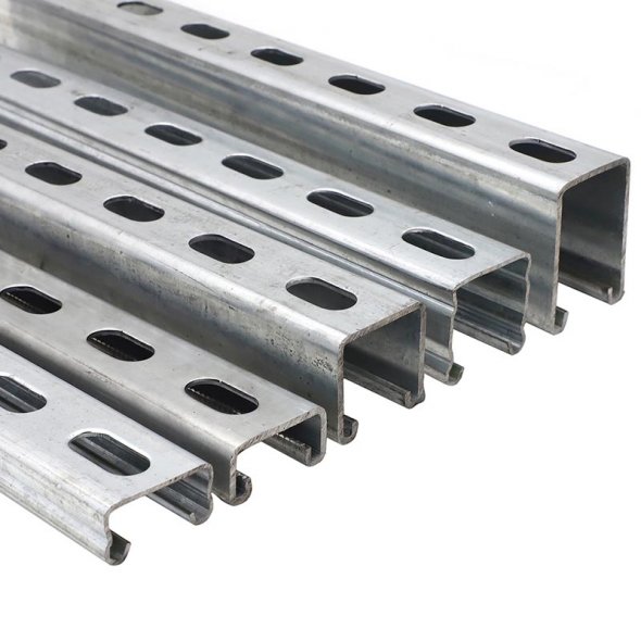 Slotted strut channel