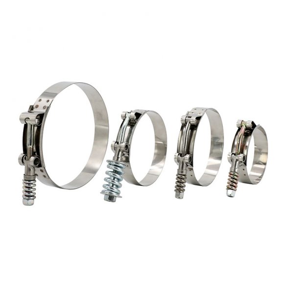 T-Bolt with spring hose clamp