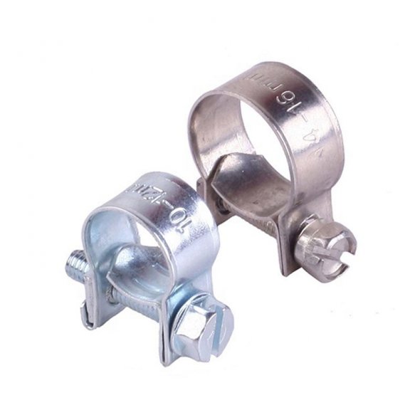 Stainless Steel & Zinc Plated Mini Hose Clamp for Reliable Tightening