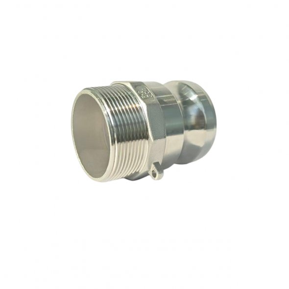 SS 304 Type F Camlock Coupling for Secure Male Adapter Connections