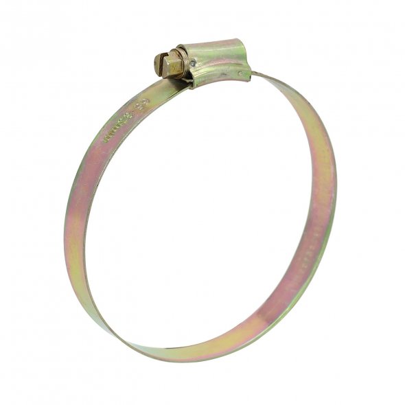 Versatile British Type Hose Clamp with Zinc Plated Construction