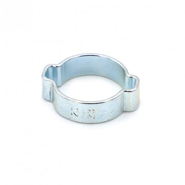 Durable Double Ear Hose Clamp with Zinc Plating for Leak-Proof Seals