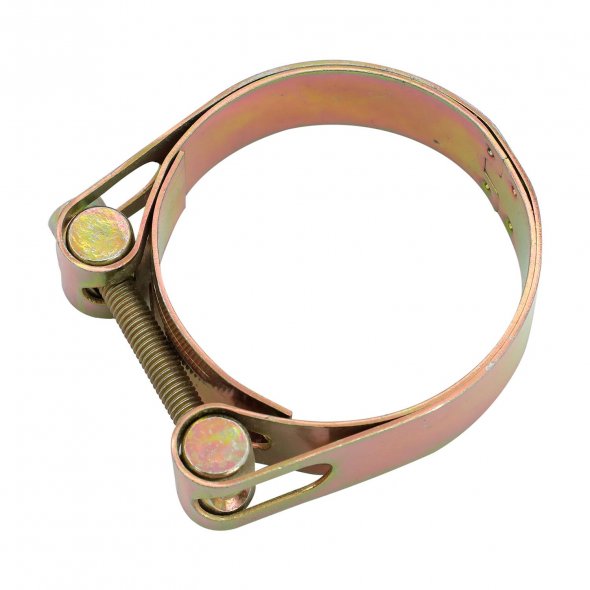 Durable Heavy Duty Double Layer Hose Clamp with Single Bolt for Tight Connections