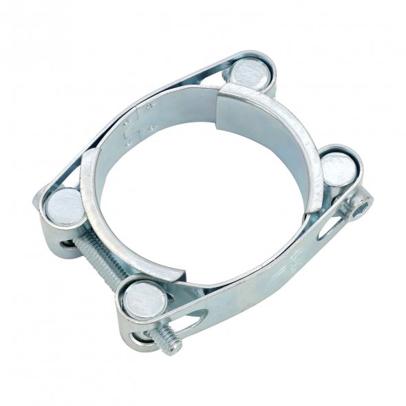 Durable Heavy Duty Double Layer Clamp with Double Bolt for Strong Hose Sealing