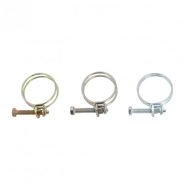 Heavy Duty Double Wire Clamp for Industrial and Automotive Hose Applications