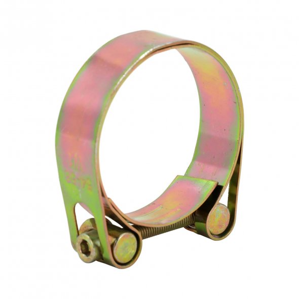High-Quality Double Layer Heavy Duty Hose Clamp with Single Bolt for Secure Fitting