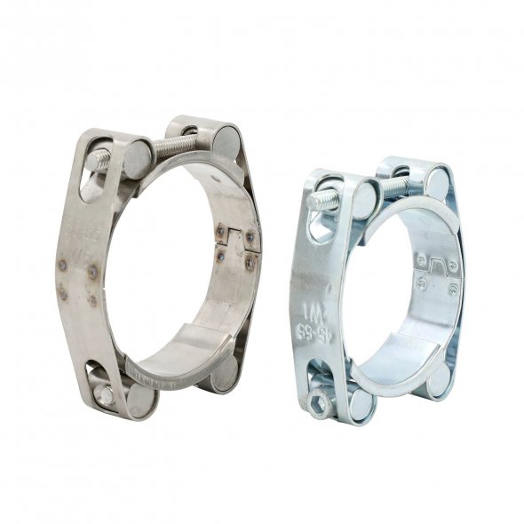 Reliable Heavy Duty Double Bolt Hose Clamp for Tight and Leak-Proof Connections