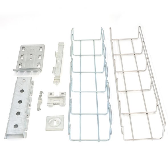 Mesh cable tray and accessories