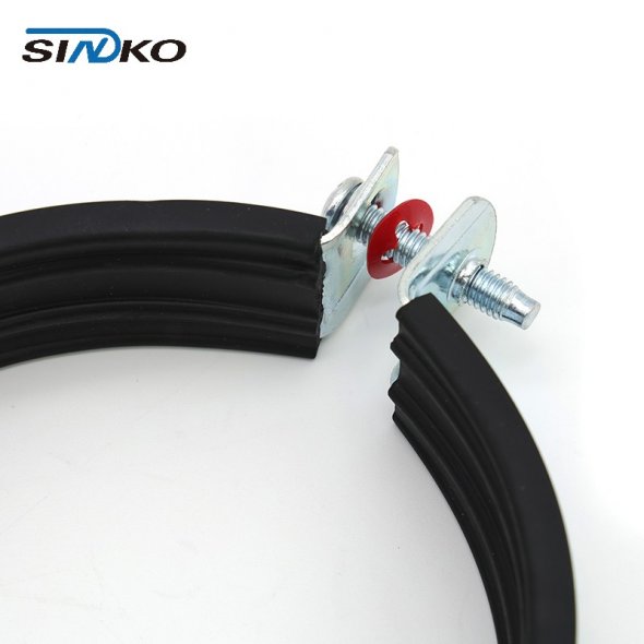 Industrial Cushioned Tube Clamp for Vibration Resistant Pipe Support