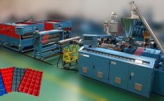 PVC Wave Roof Tile Making Machine