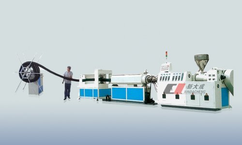 PE carbon Spiral pipe production line