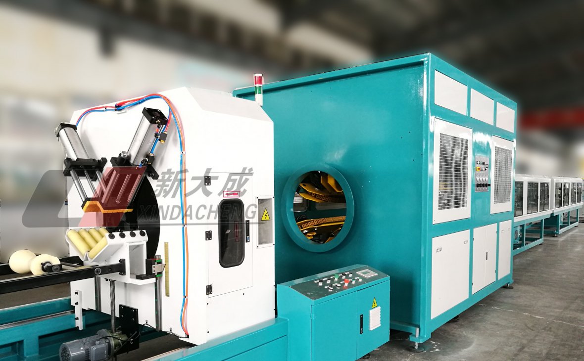 PE pipe extrusion machine