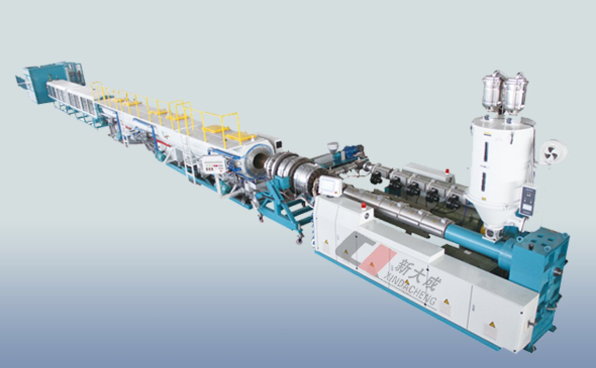 PE pipe production line