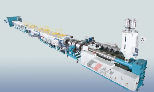 PE pipe production line