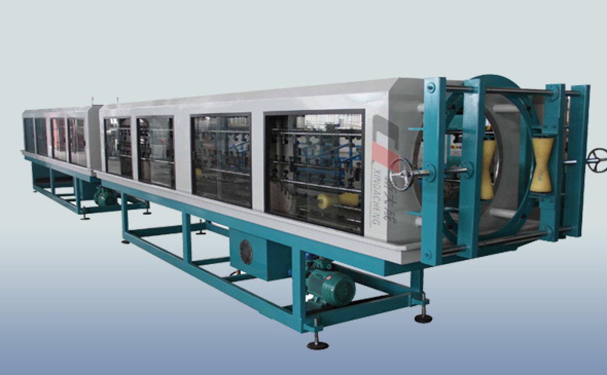 PE pipe extrusion line