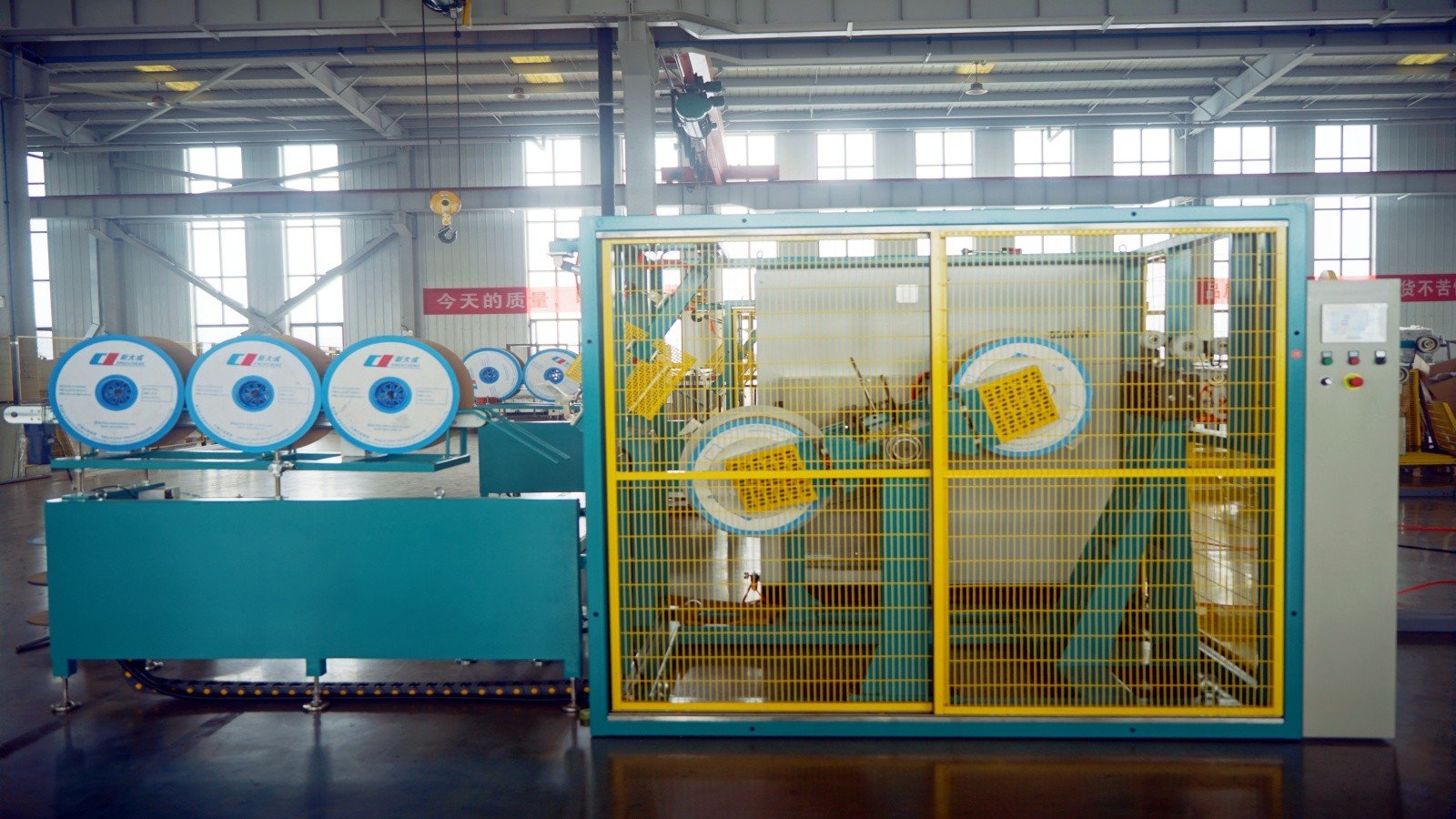 Fully Automatic Winding and Accumulation System