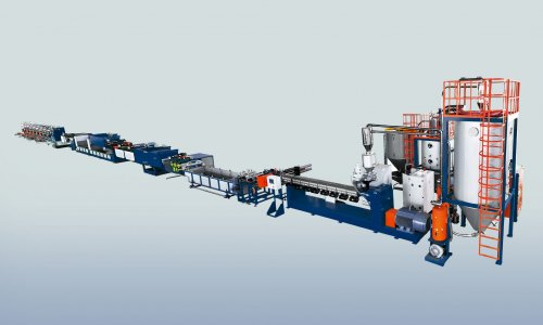 Heavy model PET strapping band production line