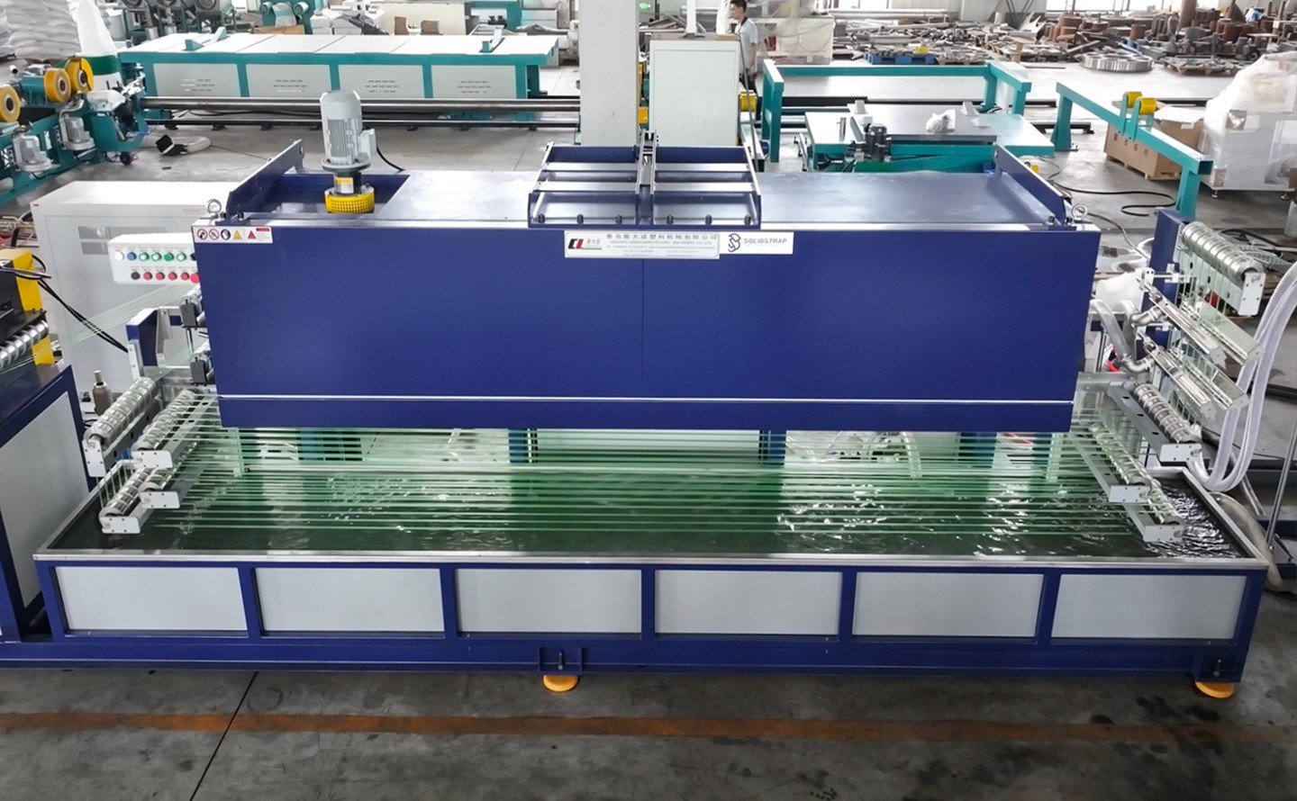 strapping band production line