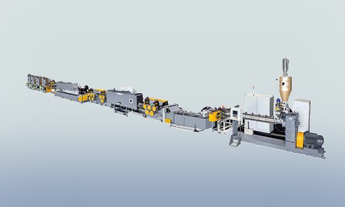 PP strapping band extrusion line