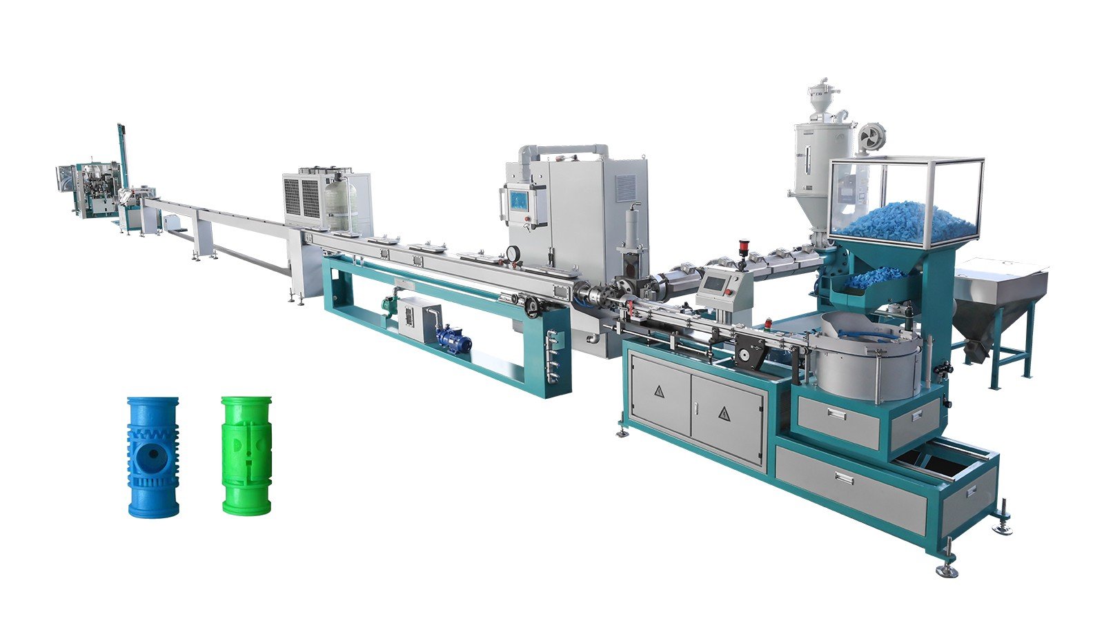 round dripper irrigation pipe production line