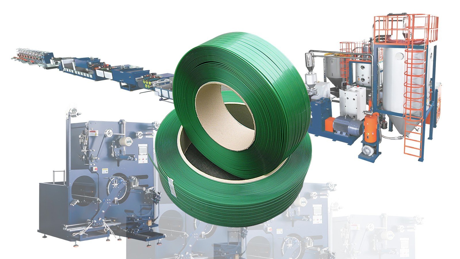 PET strapping belt production line