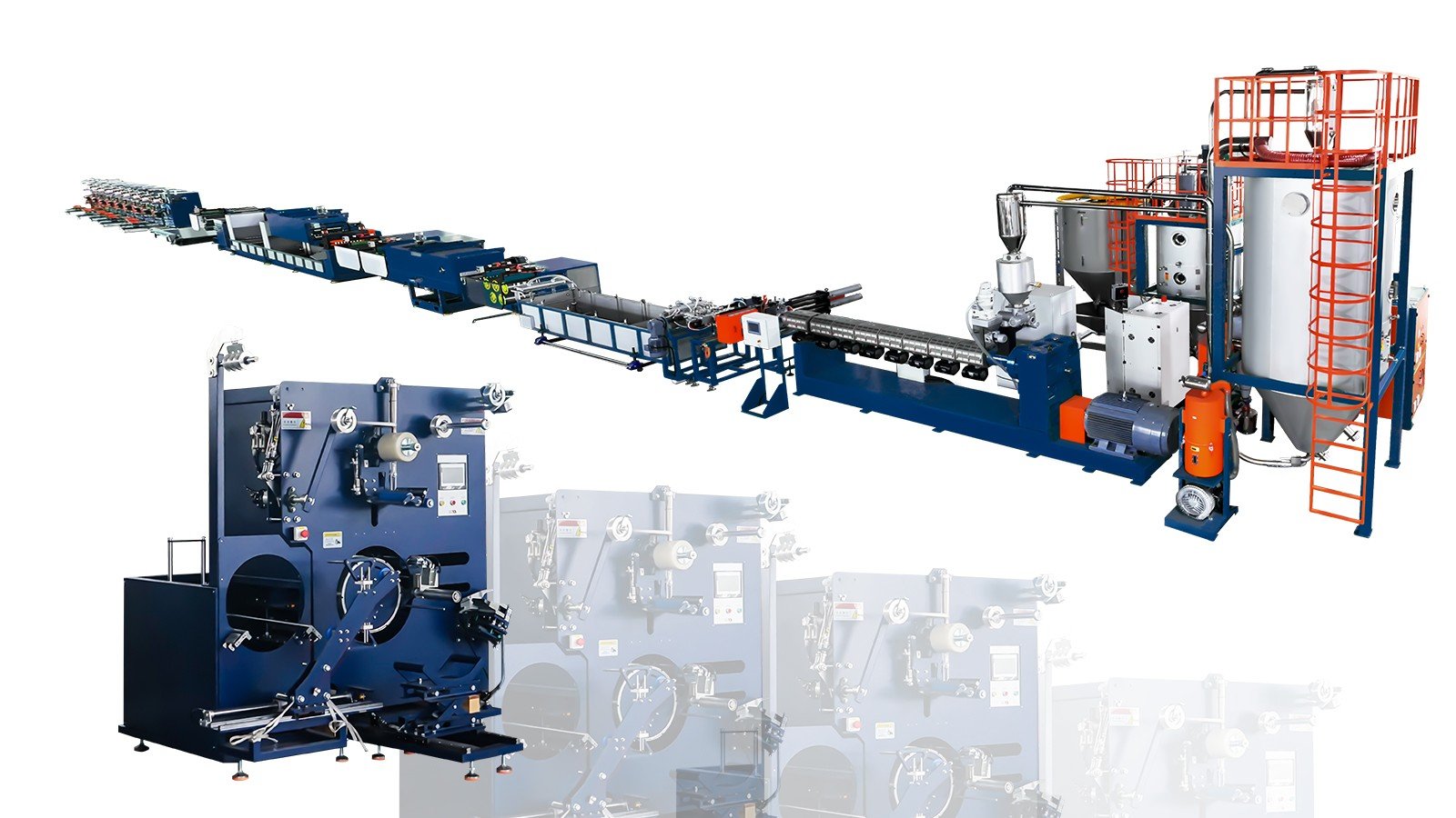 PET strap band extrusion machine