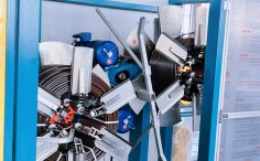 irrigation pipe winder