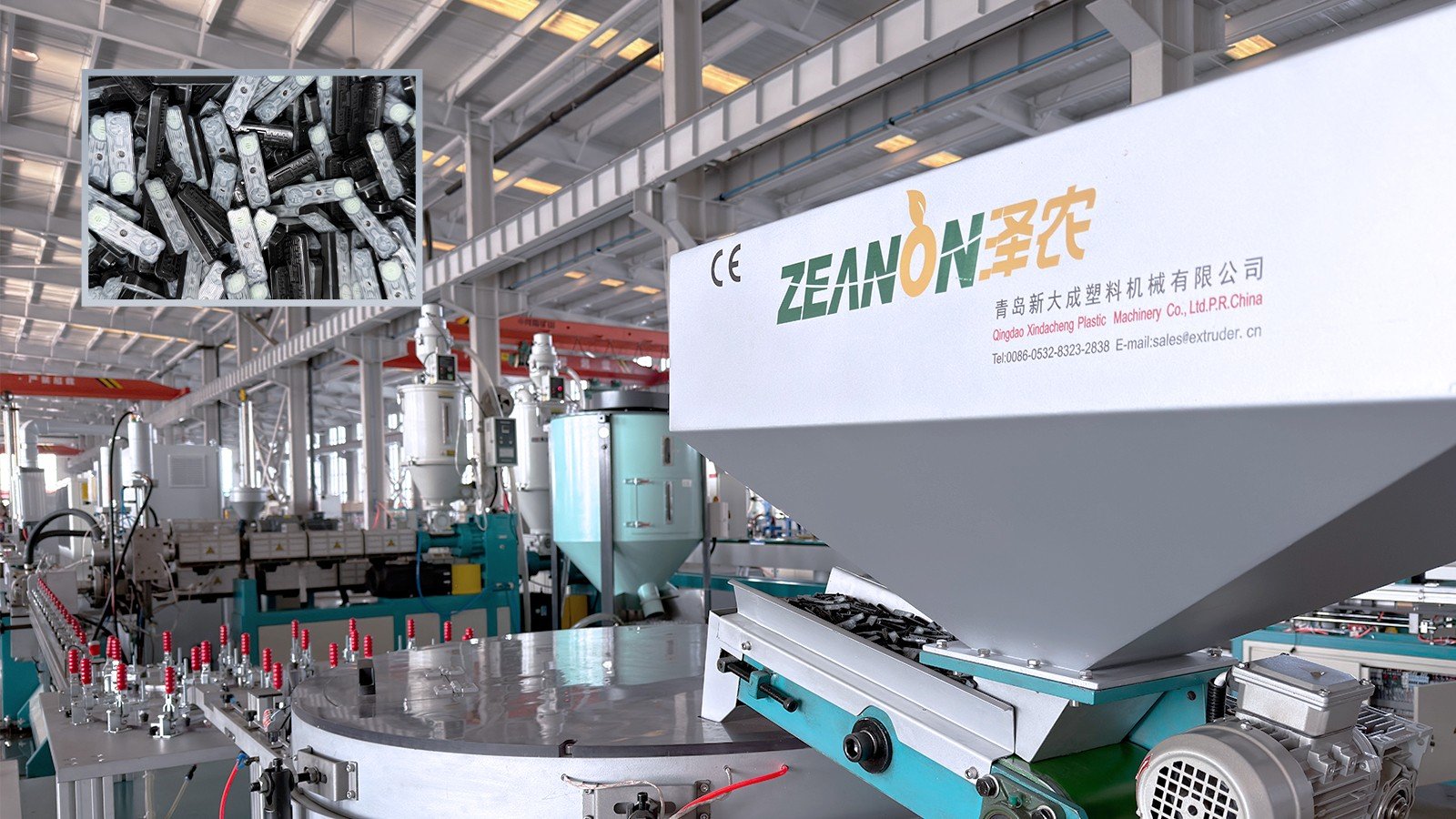 PC drip irrigation pipe making machine