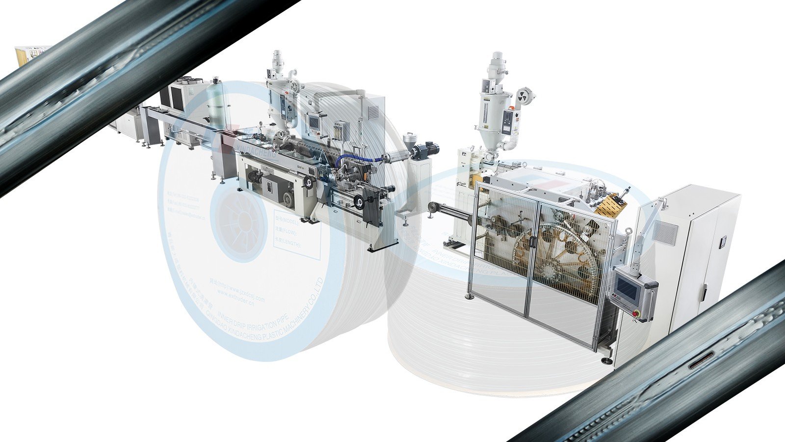 T-tape drip irrigation pipe making machine