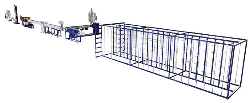 The color of the polyester fiber packaging tape production line equipment can be customized according to your requirements.