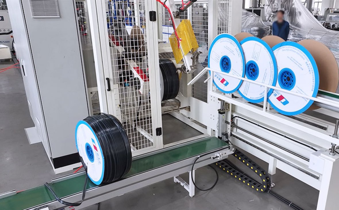 fully automatic drip irrigation tape winding machine