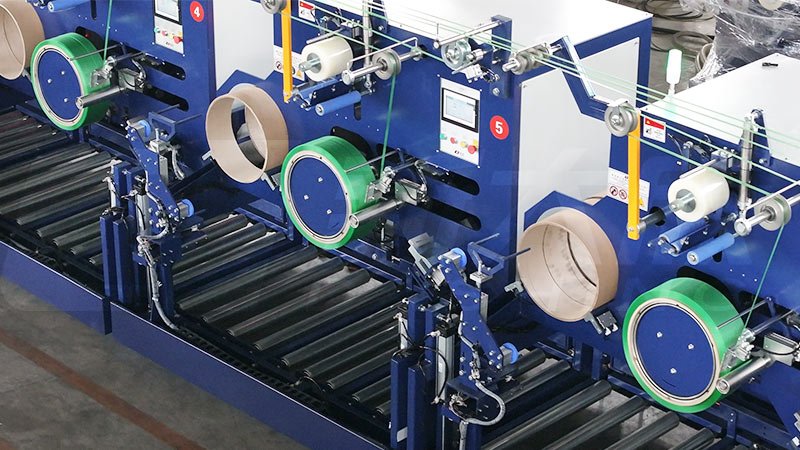 PET strapping band winder used for winding finished PET straps into rolls