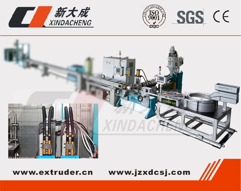High speed thin-wall flat irrigation pipe production line was put on production at Russia