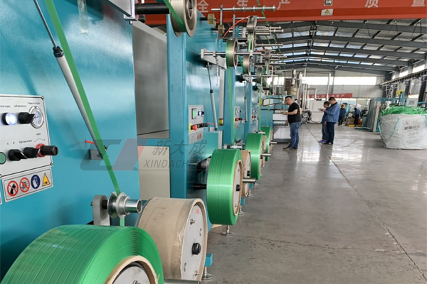 PET strap production line(300kg/h, 4 straps) was delievery.