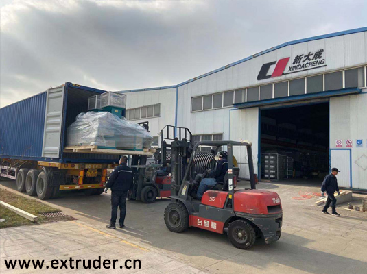 Delivery of the 4 sets of Drip pipe production line to our Uzbekistan client