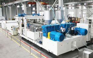 The 180+180 EVA/POE Solar Cell Plastic Film Production Line of Qingdao Xindacheng was started.