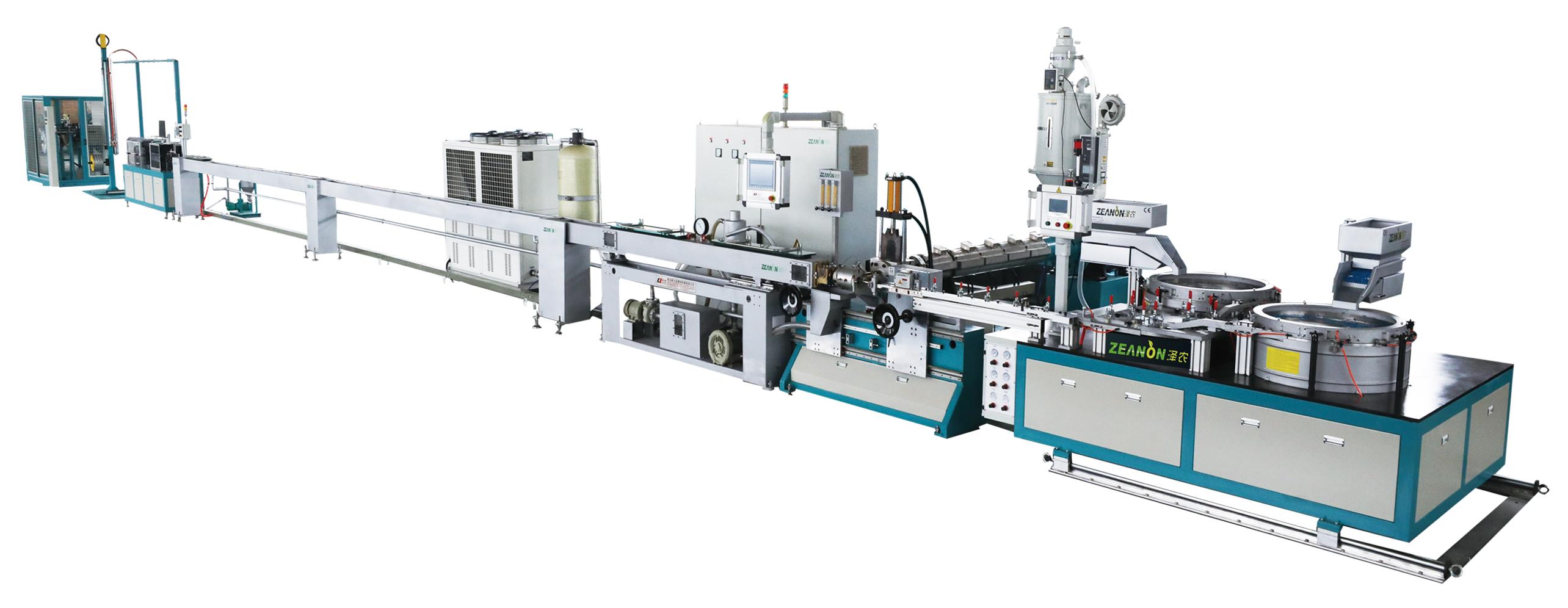 Customers from domestic and Russia visit and make the orders High speed flat drip irrigation pipe production line