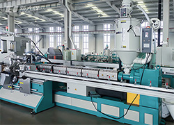 What are the factors that affect the line speed of drip irrigation tape?