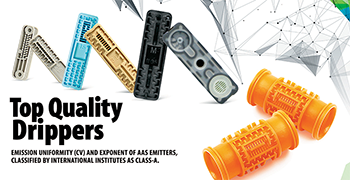 How does the dripper mold produce drippers?