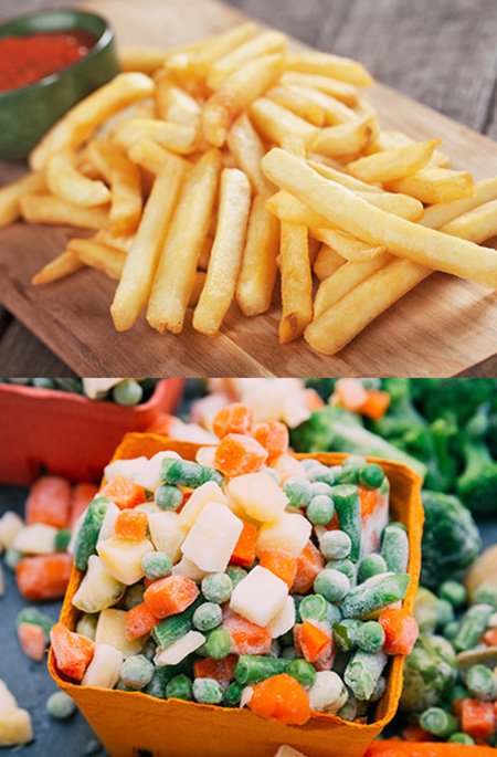 Frozen vegetables & fruits