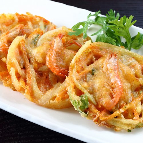 Fried vegetable cake