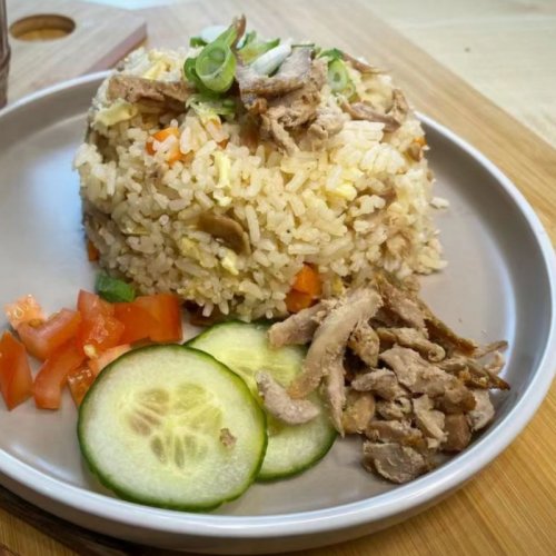Roast shredded duck for rice